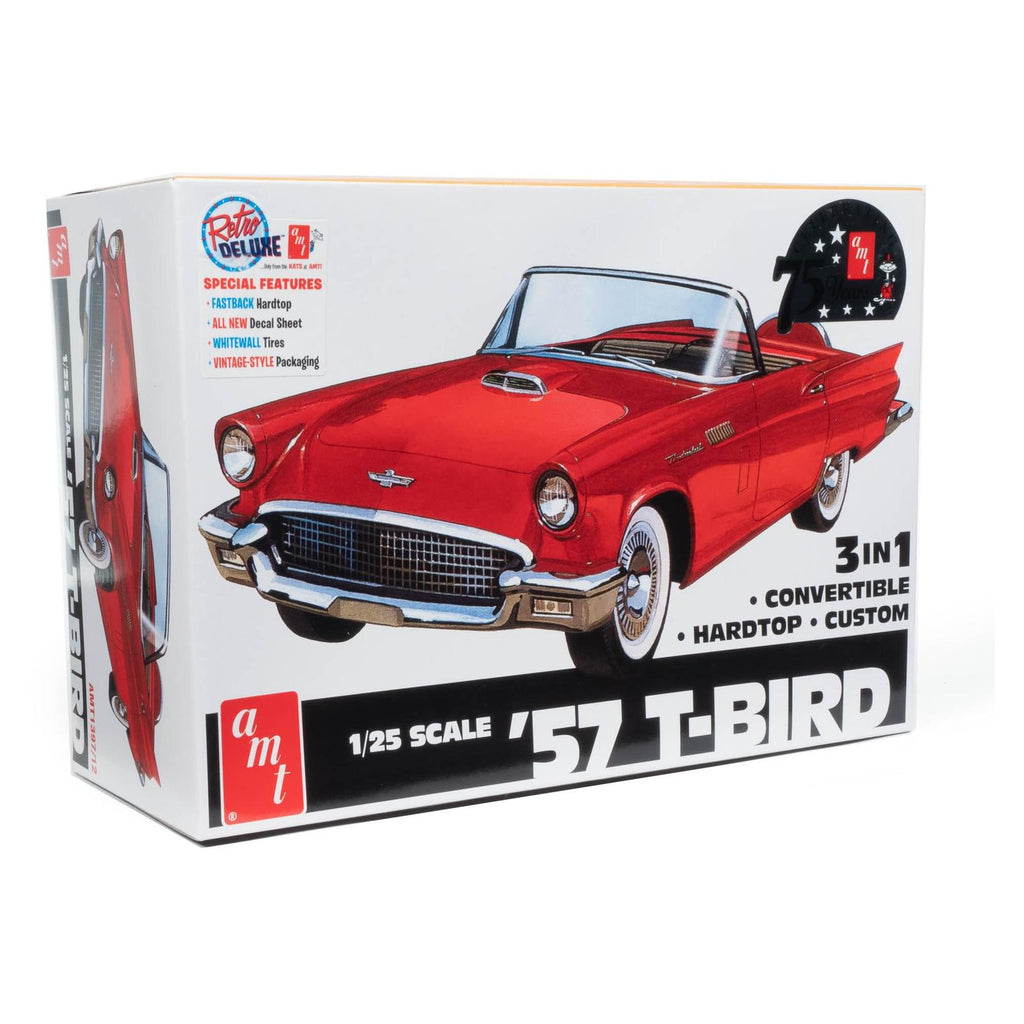 AMT 1957 Ford Thunderbird 25th Scale Plastic Vehicle Model Kit