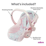 Adora Pastell Classic Doll Car Seat Carrier - Radar Toys