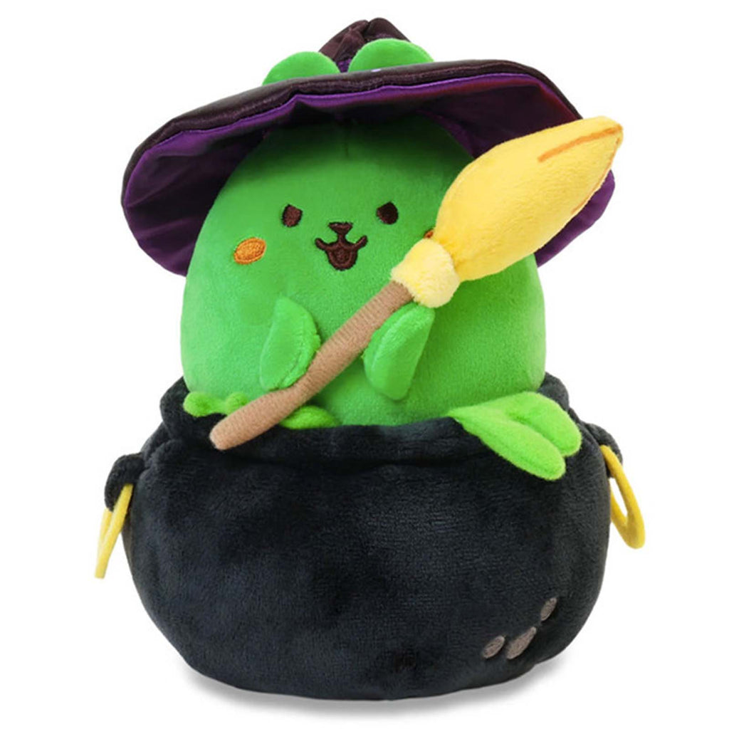 Anirollz Halloween Green Witch Bunniroll Cauldron 6 Inch Plush Figure