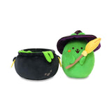 Anirollz Halloween Green Witch Bunniroll Cauldron 6 Inch Plush Figure - Radar Toys