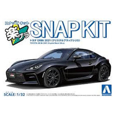 Aoshima Toyota GR86 2021 Crystal Black Silica 32nd Scale Snap Model Kit - Radar Toys
