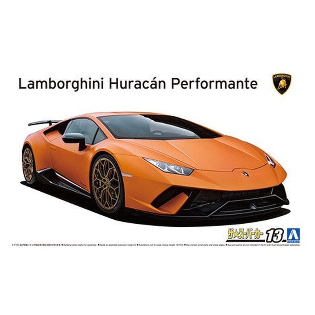 Aoshima Lamborghini Huracan Performante 2017 24th Scale Model Kit - Radar Toys