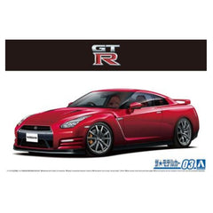 Aoshima Nissan R35 GT-R Pure Edition 2014 Plastic Vehicle Model Kit