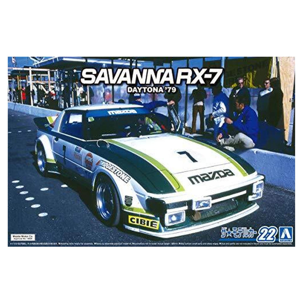 Aoshima Savanna RX-7 Daytona 1979 Car Model Kit