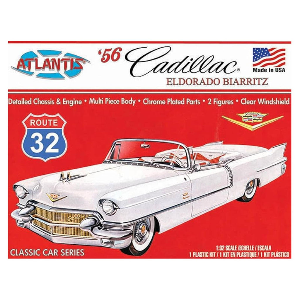 Atlantis 1956 Cadillac Eldorado Biarritz 32nd Scale Car Model Kit