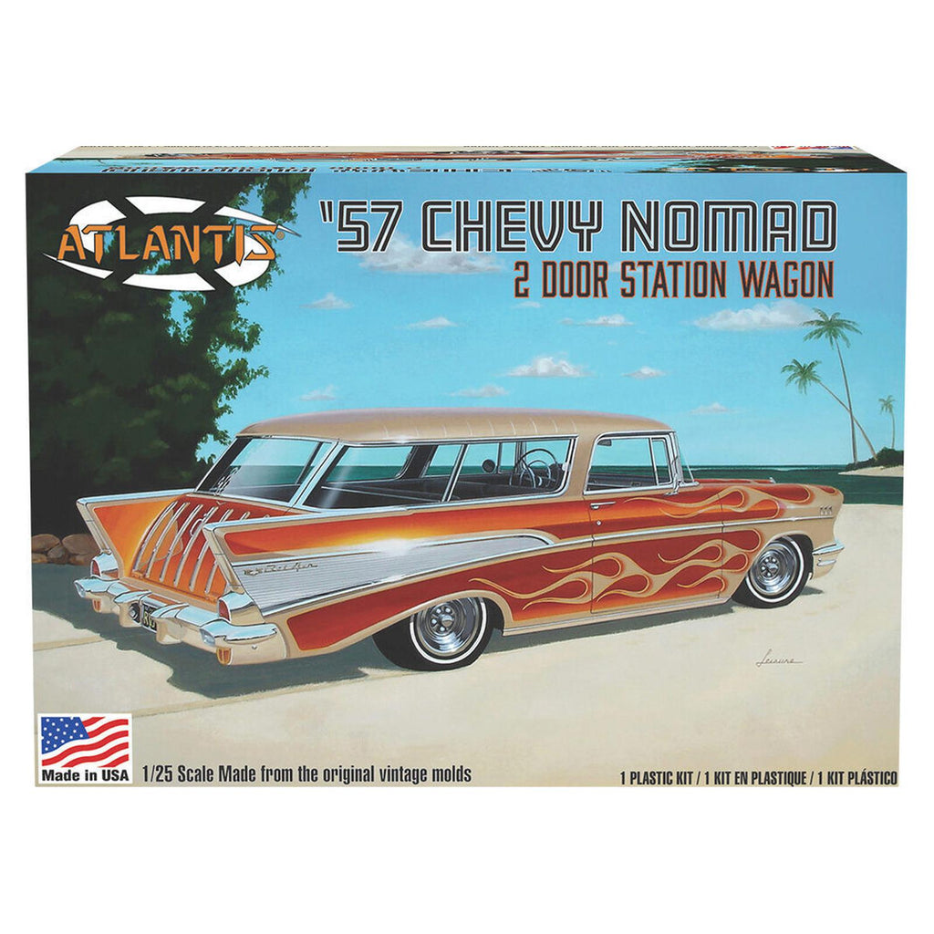 Atlantis 1957 Chevy Nomad 25th Scale Car Model Kit