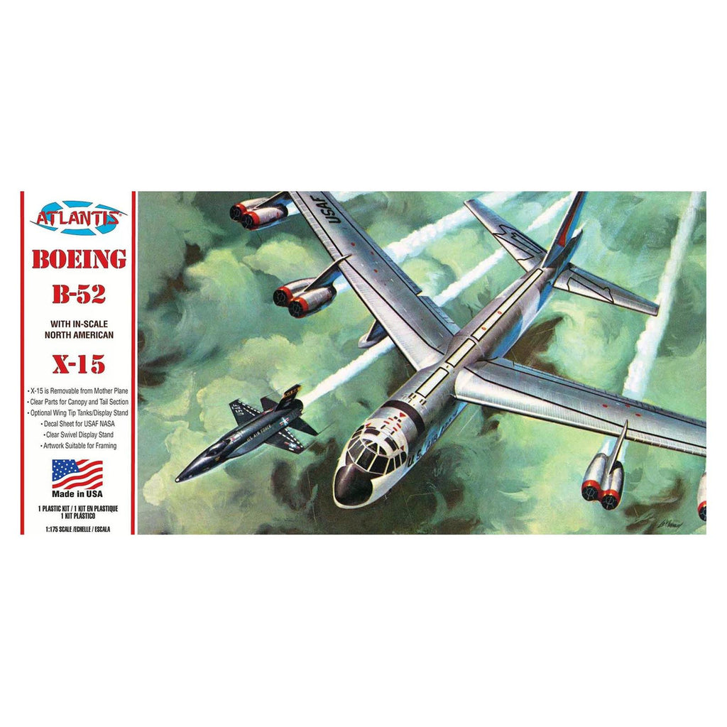 Atlantis Boeing B-52 With X-15 175th Scale Model Kit
