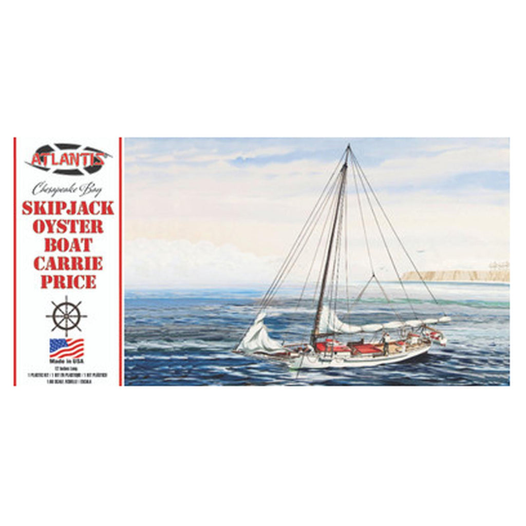 Atlantis Skipjack Chesapeake Bay Oyster Boat 60th Scale Model Kit