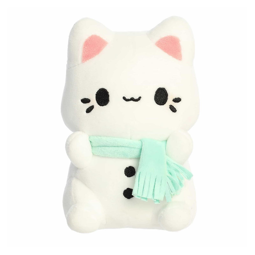 Aurora Mint Snowman Meowchi 7 Inch Plush Figure