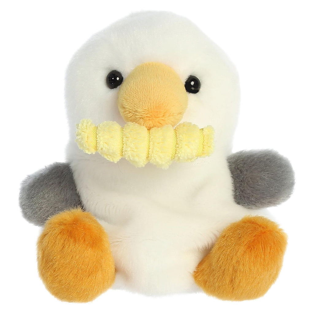 Aurora Palm Pals Buoy Seagull With Fry 5 Inch Plush Figure