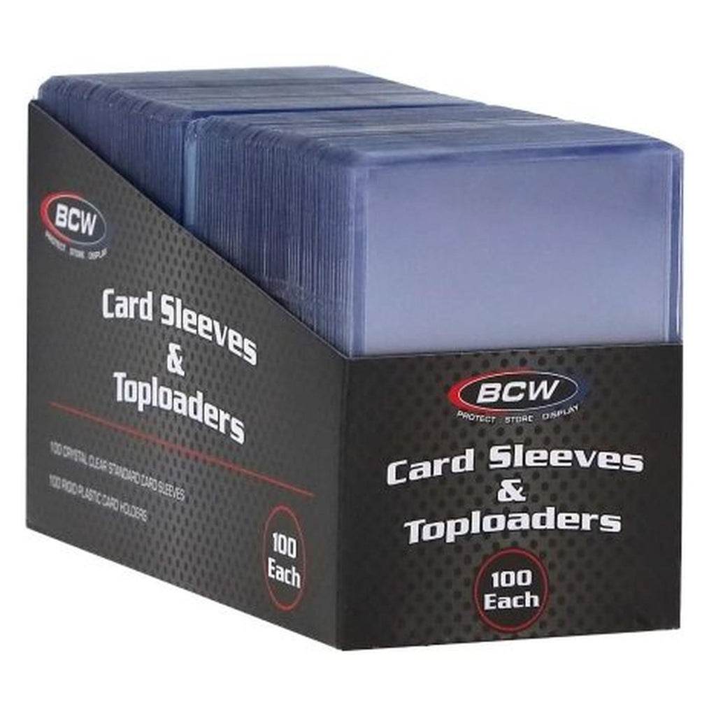 BCW Card SLeeves And Toploaders 100 Count Set - Radar Toys