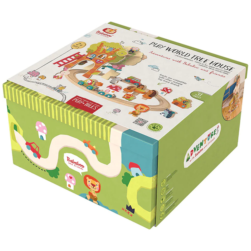 Bababoo And Friends Play World Tree House Building Set - Radar Toys
