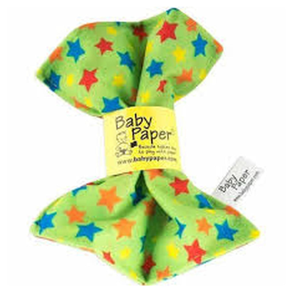 Baby Paper Green Stars