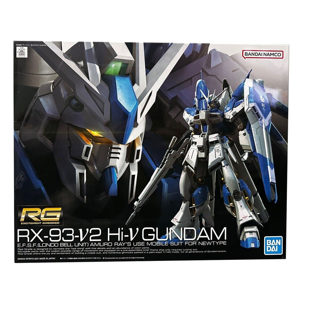Bandai Char's Counterattack Beltorchika Children RG Hi-Nu Gundam 1:144 Scale Model Kit