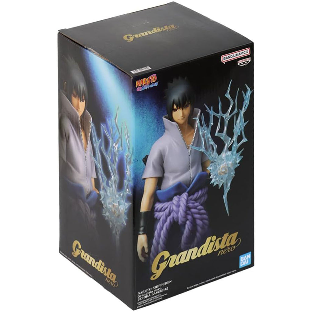 Bandai Naruto Shippuden Grandista Nero Uchiha Sasuke Number 2 Figure - Radar Toys