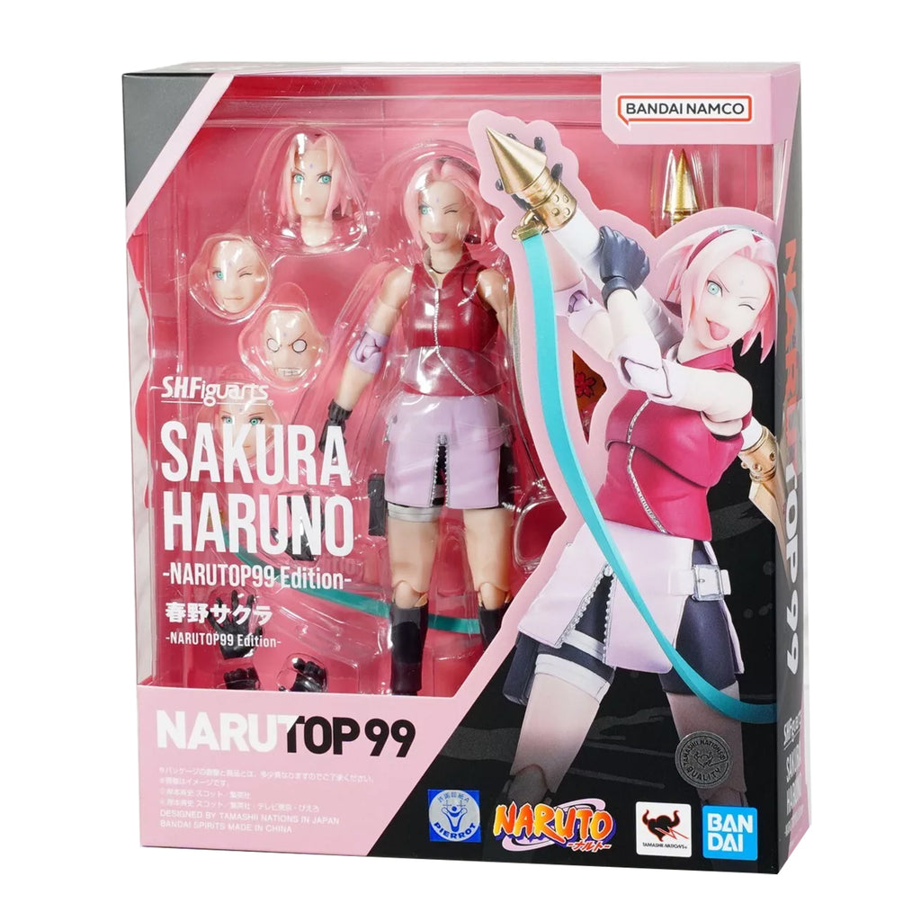 Bandai Naruto Shippuden SHFiguarts Narutop99 Sakura Haruno Action Figure