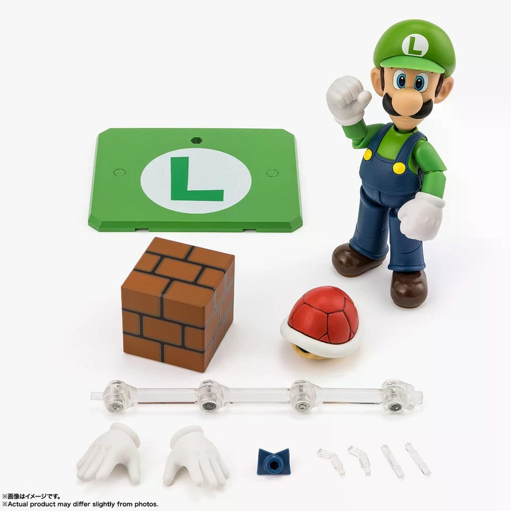 Bandai Super Mario SHFiguarts Luigi Action Figure - Radar Toys