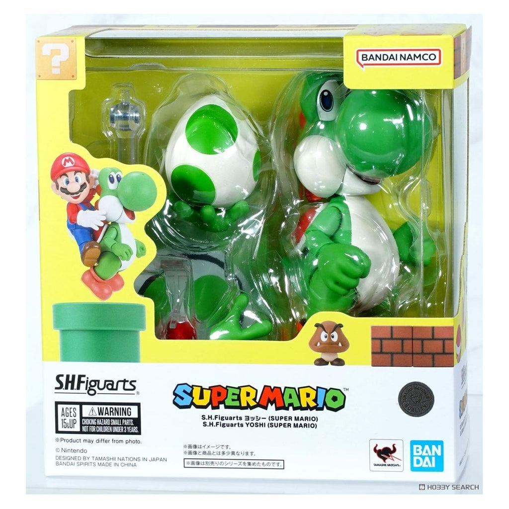 Bandai Super Mario SHFiguarts Yoshi Action Figure