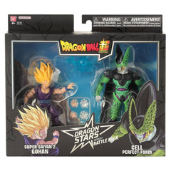 Bandai Dragon Ball Super Dragon Stars Series Battle Pack Super Saiyan 2 Gohan VS Cell Figure Set - Radar Toys