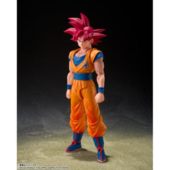 Bandai Dragon Ball Super SHFiguarts Super Saiyan God Son Goku God Aura Action Figure