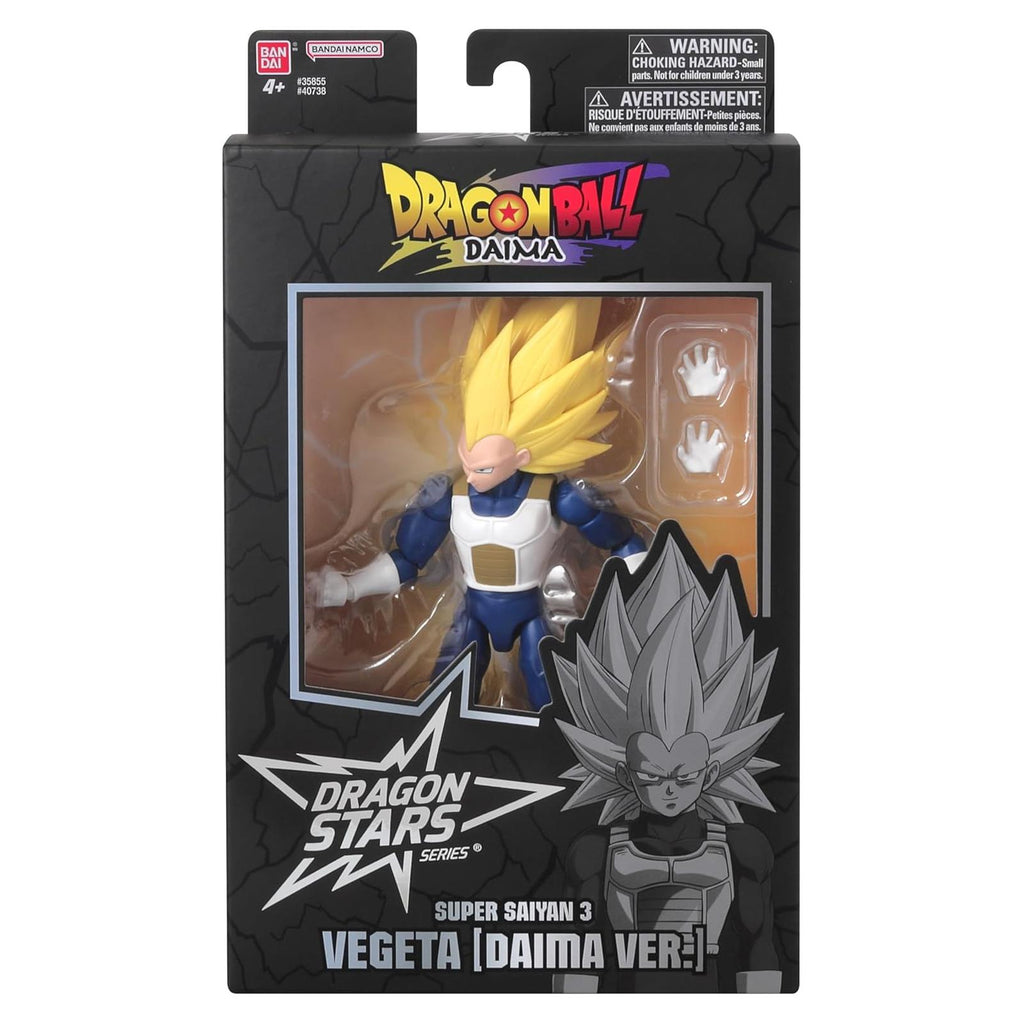 Bandai Dragonball Daima Dragon Stars Super Saiyan 3 Vegeta Daima Version Action Figure