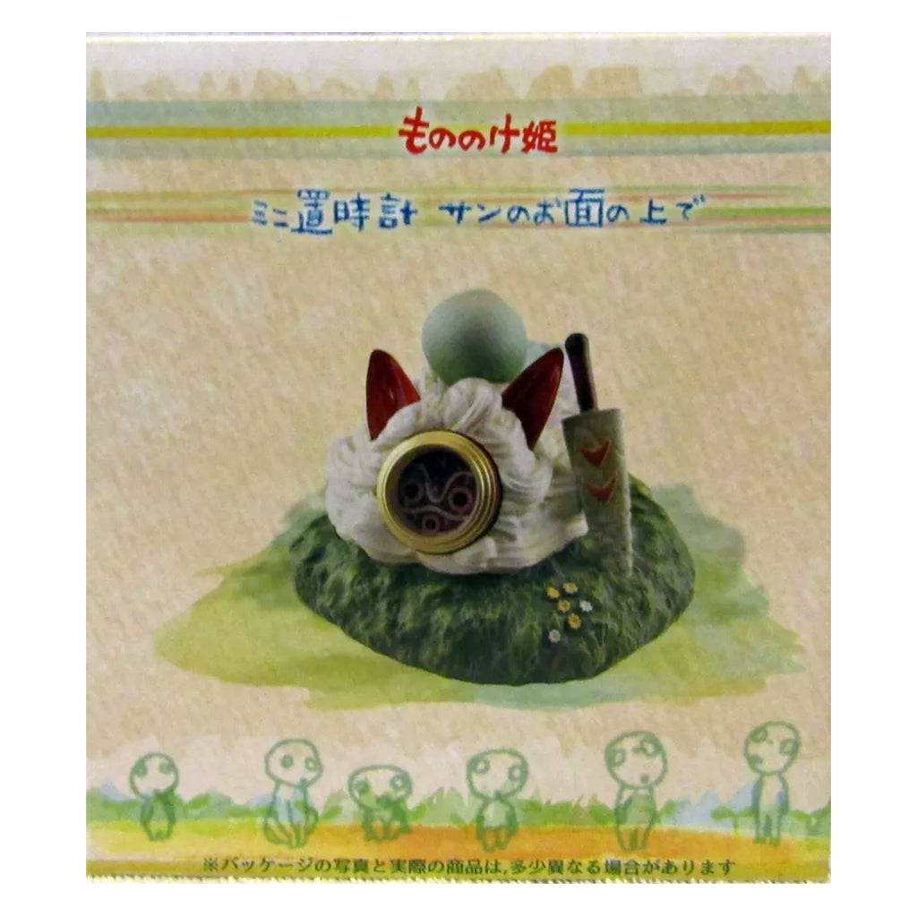 Benelic Princess Mononoke Upon San's Mask Statue Desk Clock