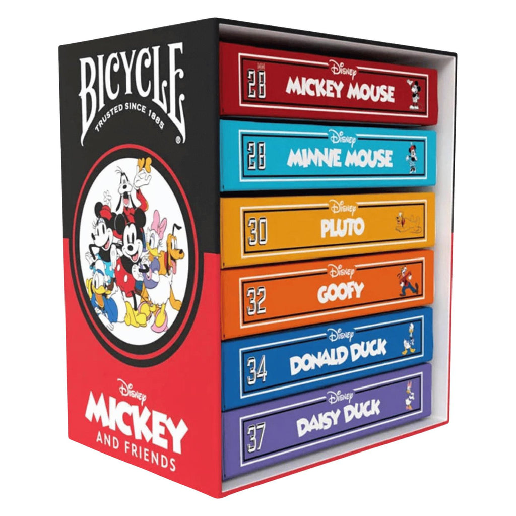 Bicycle Disney Mickey Mouse Playing Cards 6 Deck Set - Radar Toys