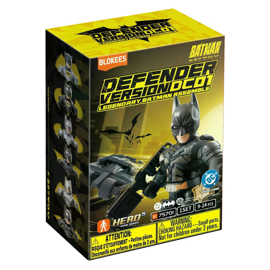 Blokees DC Batman Defender Version DC01 Legendary Batman Assemble Single Blind Box Building Set