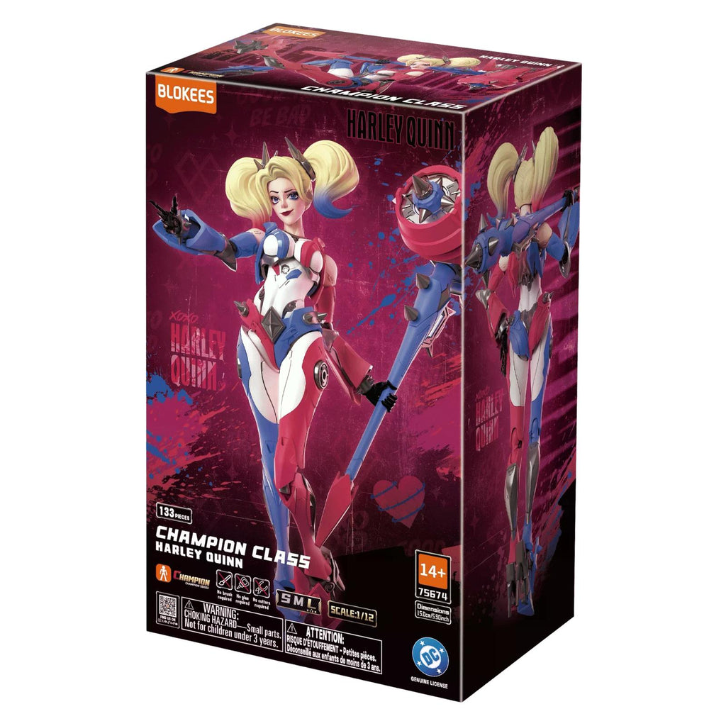 Blokees DC Champion Class Harley Quinn 133 Piece Model Kit