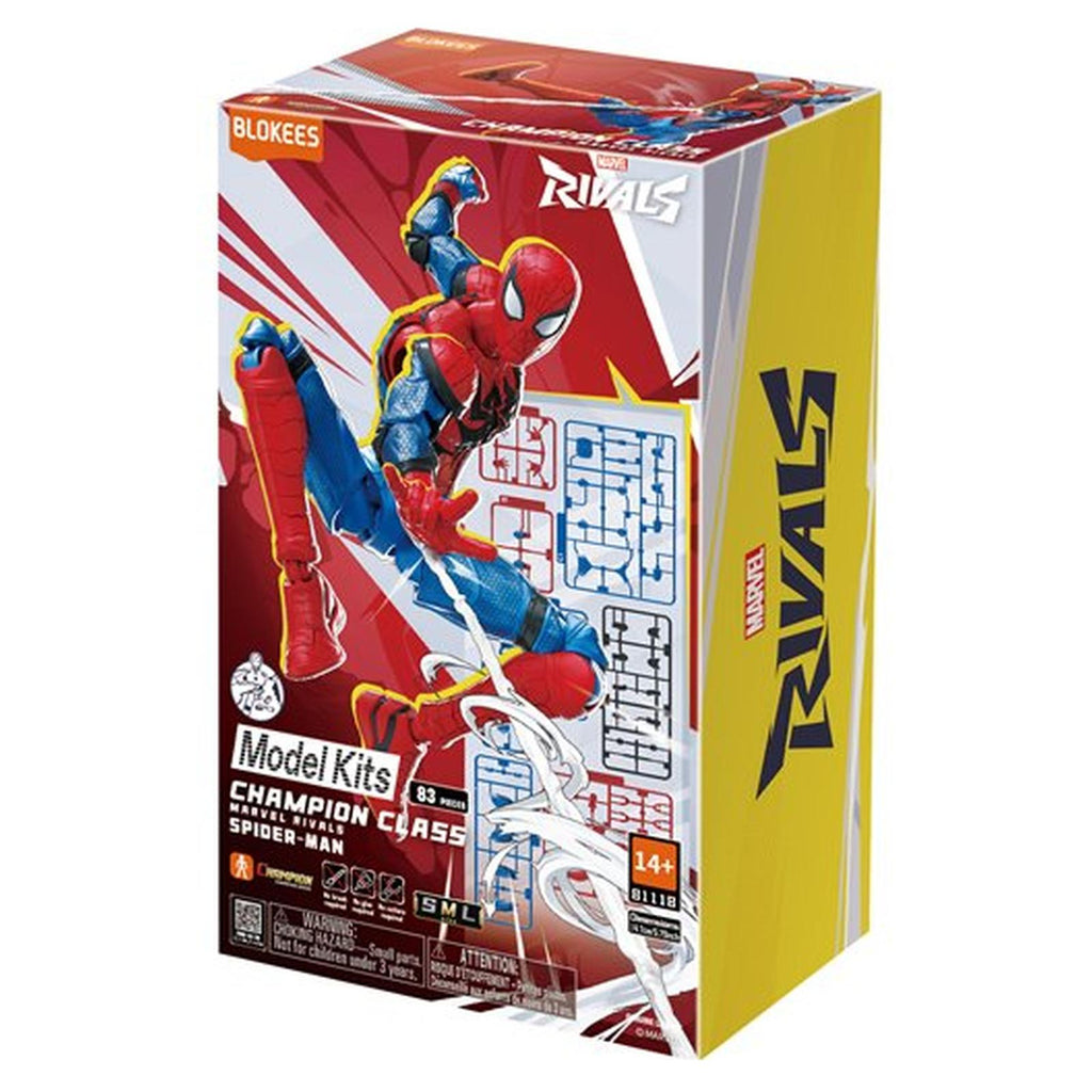 Blokees Marvel Rivals Champion Class Spider-Man 83 Piece Model Kit