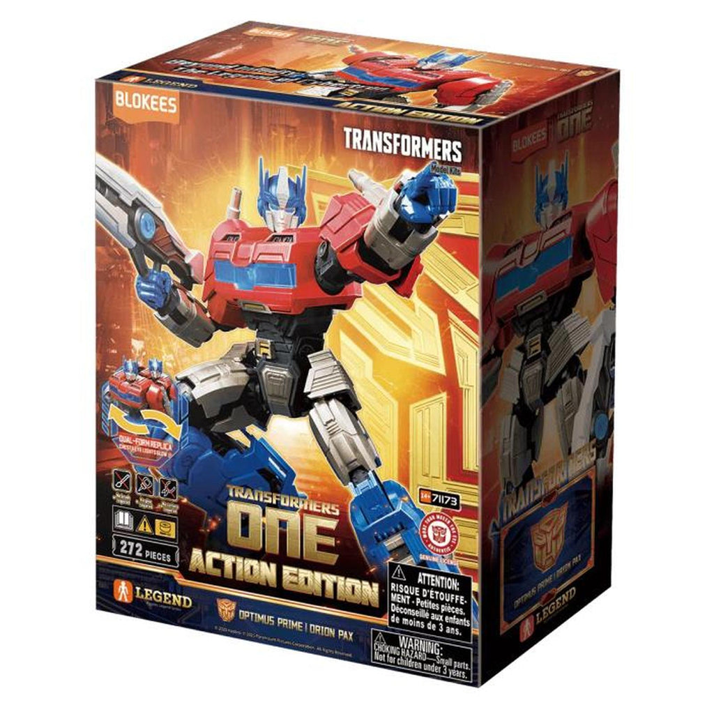 Blokees Transformers One Action Edition Optimus Prime Orion Pax 272 Piece Model Kit