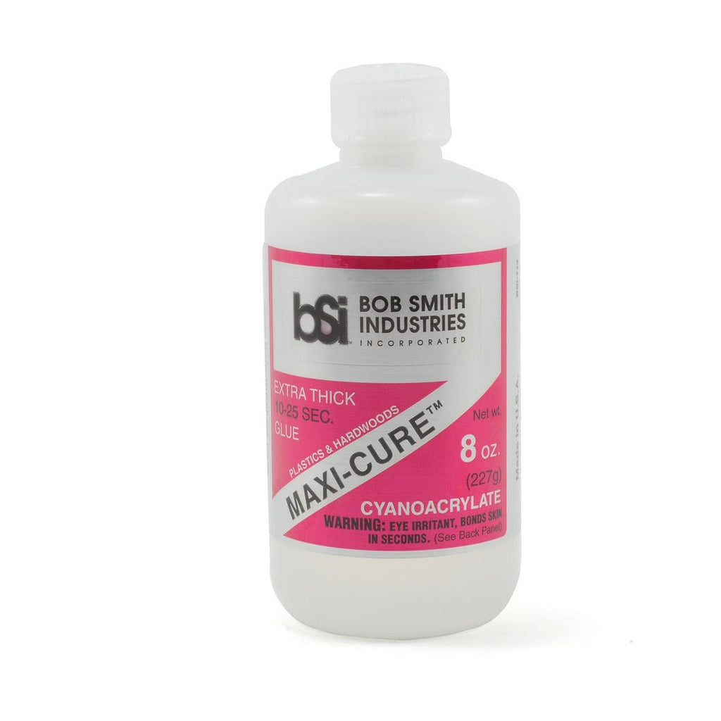 Bob Smith Maxi-Cure Extra Thick CA Super Glue 8oz - Radar Toys