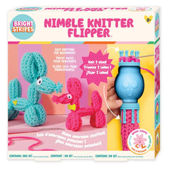 Bright Stripes Nimble Knitter Flipper Craft Set