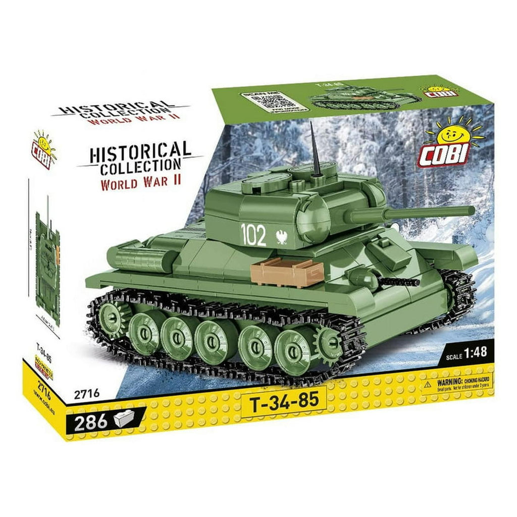 COBI Toys WWII Historical T-34 85 Building Set