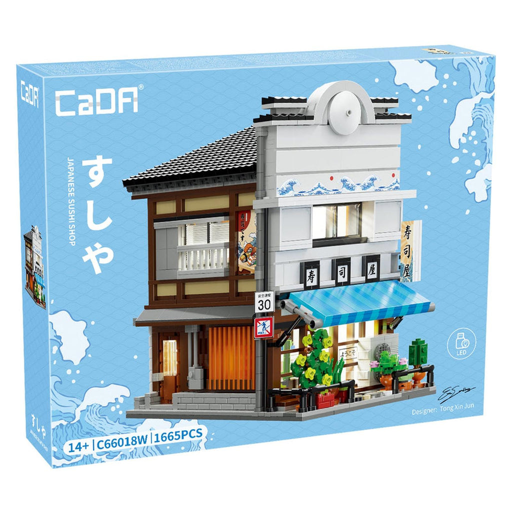 CaDA Japanese Sushi Shop 1665 Piece Building Set - Radar Toys