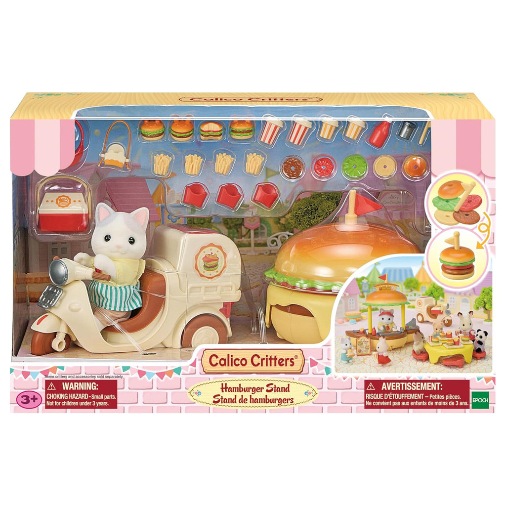 Calico Critters Hamburger Stand Play Set CC2174 - Radar Toys