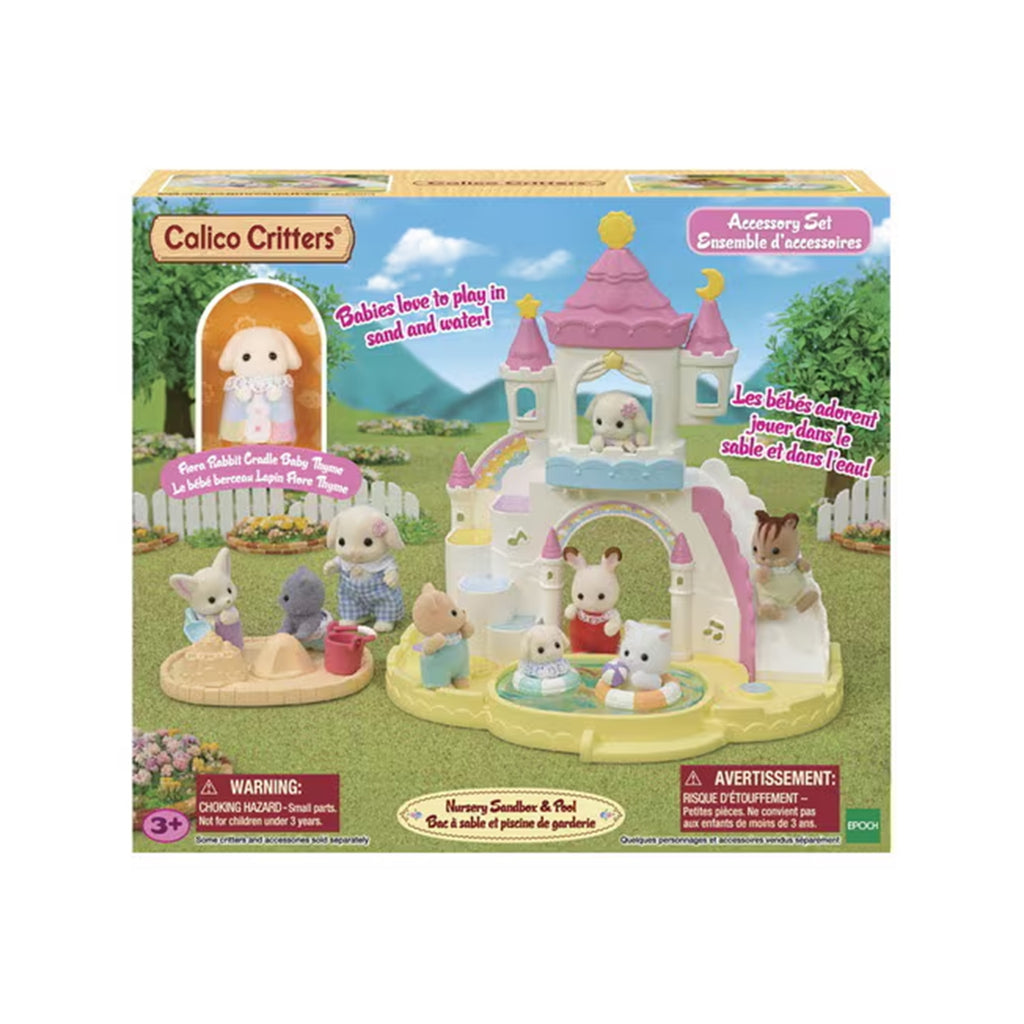 Calico Critters Nursery Sandbox And Pool Accessory Set - Radar Toys
