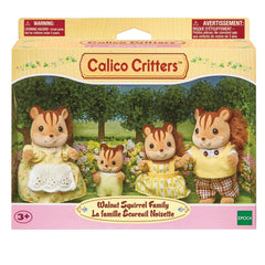 Calico Critters Walnut Squirrel Family Figure Set CC2299 - Radar Toys