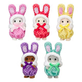 Calico Critters Cutie Collectibles Colorful Bunny Costume Babies Single Blind Bag Figure
