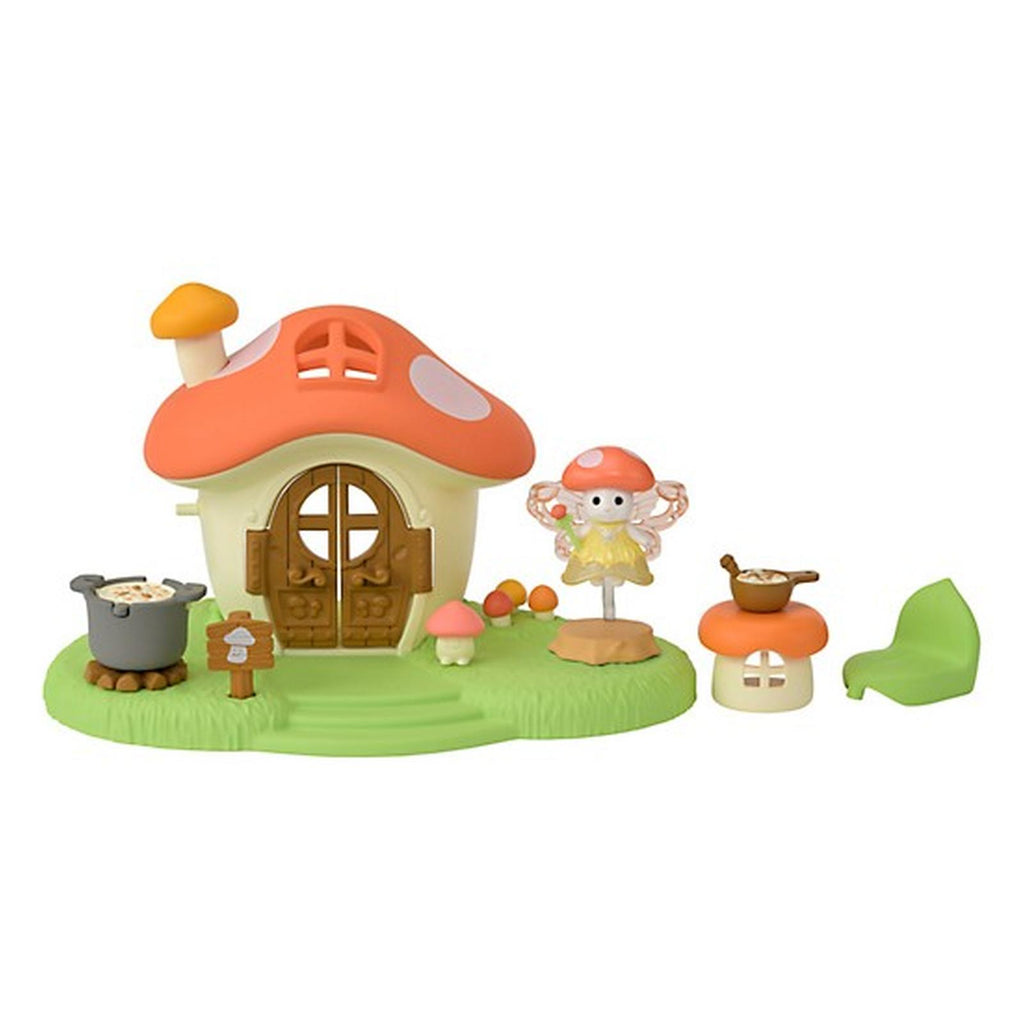 Calico Critters Fairy Mushroom House Figure Set