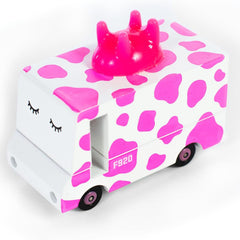 Candylab Strawberry Moo Van Vehicle Die Cast Car F927 - Radar Toys