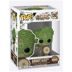 Funko Marvel We Are Groot POP Groot As Captain America Vinyl Figure - Radar Toys