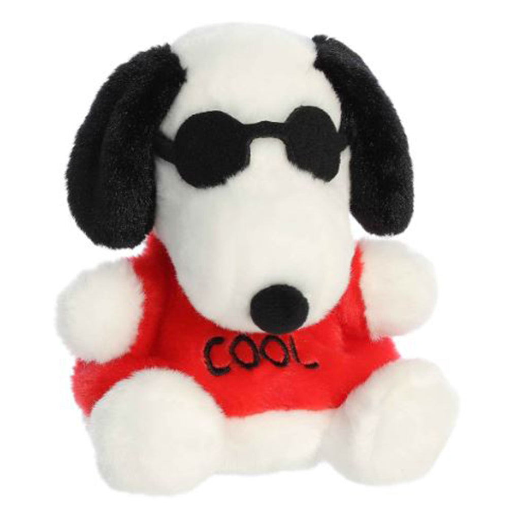 Aurora Palm Pals Peanuts Joe Cool Snoopy 6 Inch Plush Figure