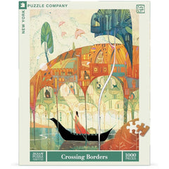 New York Puzzle Crossing Borders 1000 Piece Jigsaw Puzzle
