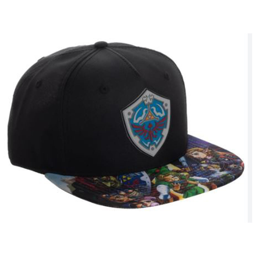 Bioworld Zelda Rubber Shield Emblem Snapback Hat