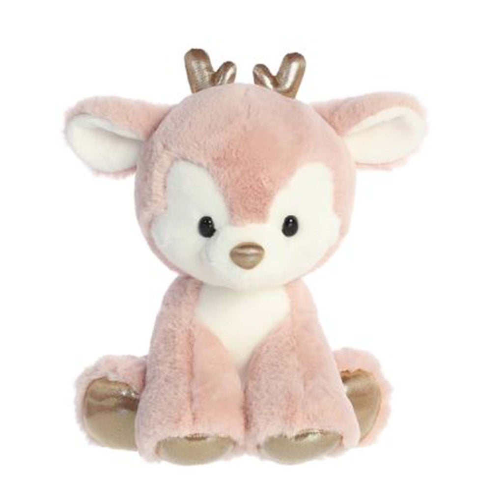 Aurora Dashing Reindeer Pink 13 Inch Plush
