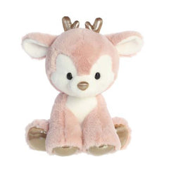 Aurora Dashing Reindeer Pink 13 Inch Plush