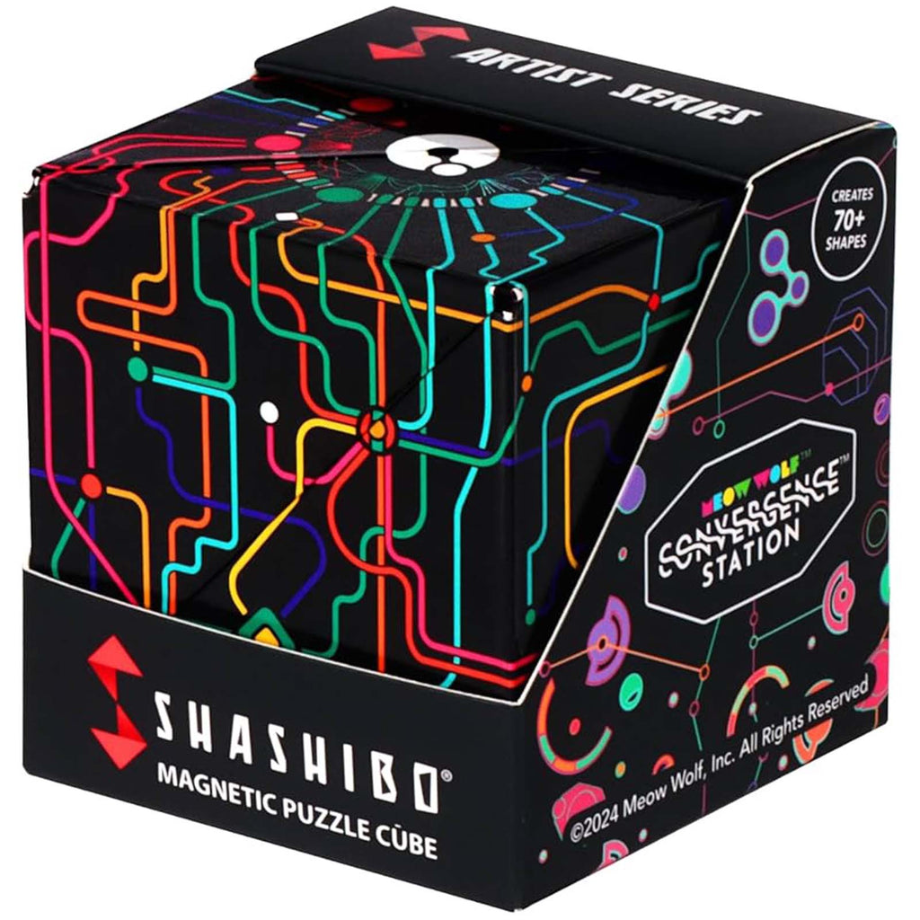 Fun In Motion Shashibo Meow Wolf Q Dot Map Denver Magnetic Puzzle Cube - Radar Toys