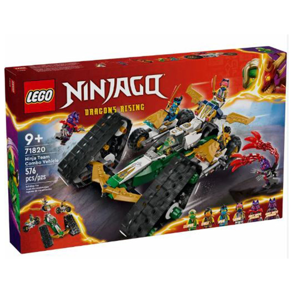 LEGO® Ninjago Dragons Rising Ninja Team Combo Vehicle Building Set 71820