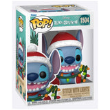 Funko Disney Lilo And Stitch Holiday POP Stitch With Lights Vinyl Figure - Radar Toys